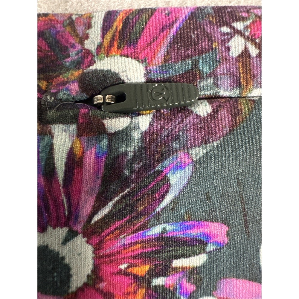 Lululemon Size 12 Base Pace High-Rise Tight 25" Floral Electric Multi No Tag - Picture 4 of 8